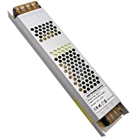 YAYZA! 1-Paquete Controlador de LED Compacto Ultra-Fino IP20 12V 12.5A 150W Adaptador para Interiores Modulo…